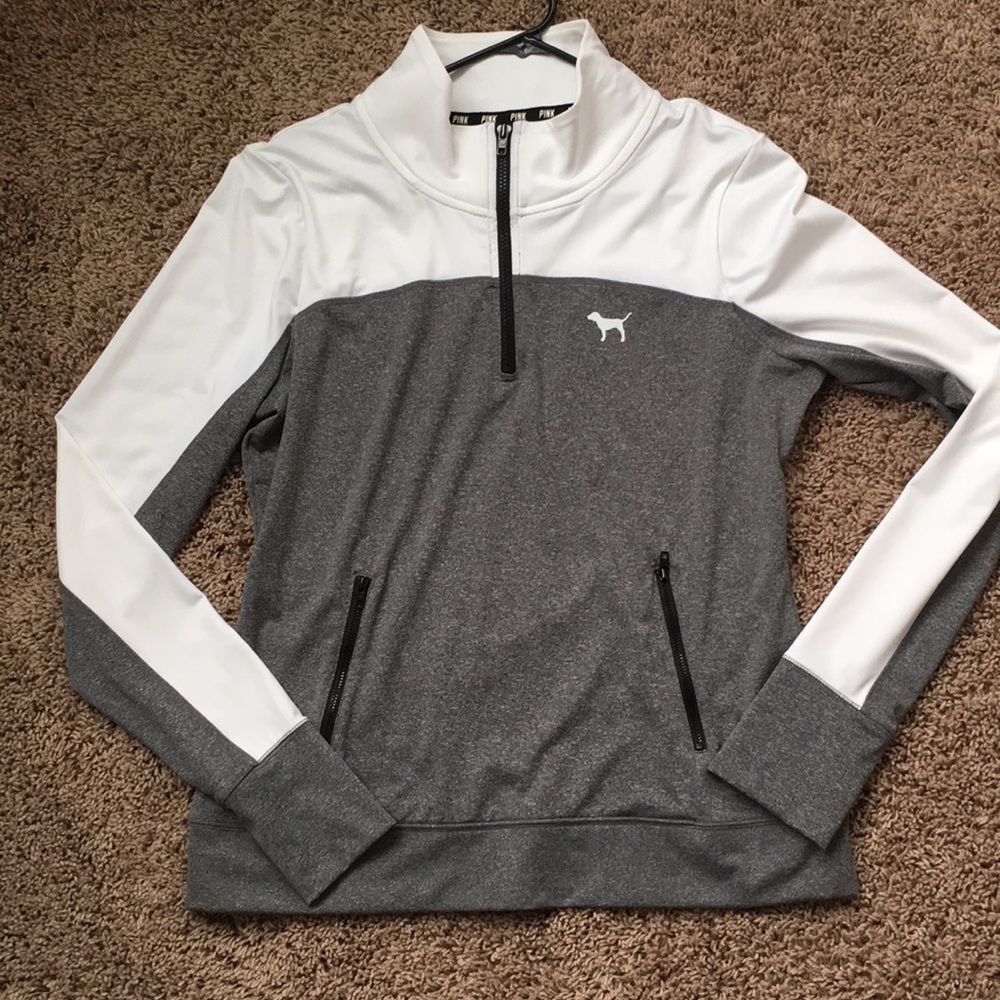 PINK Victoria’s Secret pull over 1/4 zip up.